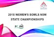 2018 WOMEN’S BOWLS NSW · 2018-09-10 · Morning Tea: 8.15am Trial Ends: 8.40am Play Commences: 9.00am 1 Ivy Hitchens NorthRyde RSL Women's Bowls NSW - 2018 State Singles Championships