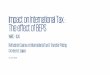 Impact on International Tax : The effect of BEPS...4 Introduction • Base Erosion and Profit Shifting (BEPS) - refers to tax planning strategies used by MNCs that exploit gaps and