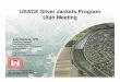 USACE Silver Jackets Program Utah Meetingnhma.info/uploads/2012_workshop/utahworkshop... · reduce its chance of happening, ... • Leverage Silver Jackets teams and limited funding