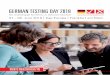 GERMAN TESTING DAY 2018 · kollaborative Testmethode In agilen Teams testen nicht nur Testexperten. Mit kollaborativen ... Alex Schladebeck is the head of Software Quality and Test