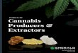 Products for Cannabis Producers & Extractors€¦ · Ecom Seating Erlab Fritsch Globe Scienti Ë c Hardy Diagnostics Heidolph Julabo Just-Rite Kimble LabChem LGC Looped Logic MedPlus