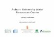 Auburn University Water Resources Center · Sergio Ruiz‐Cordova, ruizcor@auburn.edu, 334‐844‐9228. Title: Microsoft PowerPoint - Auburn WRC - Srivastava Author: srivapu Created