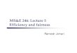 MS&E 246: Lecture 5 Efficiency and fairnessweb.stanford.edu/~rjohari/teaching/notes/246_lecture5...MS&E 246: Lecture 5 Efficiency and fairness Ramesh Johari A digression In this lecture: