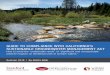 GUIDE TO COMPLIANCE WITH CALIFORNIA’S SUSTAINABLE ... · Groundwater-Surface Water Interactions Under the Sustainable Groundwater Management Act The goal of SGMA is to achieve “sustainable