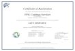 Certificate of Registration PPG Coatings Services...Certificate of Registration This certifies that the Quality Management System of PPG Coatings Services 133 Davis Street Portland,