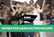 SEMESTER ABROAD PROGRAMS - NABA...fashion styling and communication 75 6 history of cinema and video 45 technology of materials ii - fashion styling & communication major ... graphic