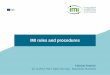IMI rules and procedures - Guvernul Romaniei · Fabrizio Federici 02.12.2014 IMI 2 Open Info Day Bucharest, Rumania IMI rules and procedures