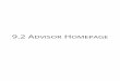 9.2 Advisor Homepage€¦ · 9.2 Advisor Homepage. Page 3. 9.2 View and Notify My Advisees (Fluid) Purpose: Use this document as a reference on viewing and notifying your advisees
