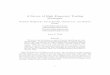 A Survey of High-Frequency Trading Strategies · A Survey of High-Frequency Trading Strategies Brandon Beckhardt1, David Frankl2, Charles Lu3, and Michael Wang4 1beb619@stanford.edu
