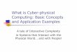 What is Cyber-physical Computing: Basic Concepts and … · Early History of CPS: The Beginnings NSF Workshop on Cyber-Physical Systems, October 16-17, 2006, Austin, TX. National