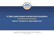 FY 2020 Capital Magnet Fund Outreach Presentation 2020 CMF Module 1...FY 2020 Capital Magnet Fund Outreach Presentation Module 1: Introduction to Capital Magnet Fund COMMUNITY DEVELOPMENT