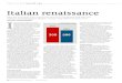 Italian renaissance - CMC MARINE | Natural Balance€¦ · shareholders. Others, including Baglietto, Cerri, Cantieri di Pisa, Canados, Mondomarine, Leopard and ISA landed on hard