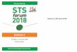 2018 Summary of STS forum · 2018 15th Annual Meeting October 7, 8 and 9, 2018 Kyoto, Japan Science and Technology in Society forum Summary of STS forum 2018