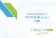 COVID-19 Mitigation Running Events Plan...Updates and information posted on race website and social media channels. A full participant and spectator guide will be made available to