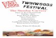 Twinwoods Festival 2019 - twinwoodevents.com · Twinwoods Festival 2019 Fish & Chips Freshly attered od, Scampi, hicken & Sausage Mushy Peas & urry Sauce. Café on the Deck reakfast