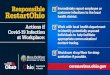 Responsible RestartOhio Actions if Covid-19 …...Responsible RestartOhio Actions if Covid-19 Infection at Workplace: Immediately report employee or customer infections to the local