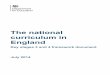 The national curriculum in England - Archive · 2 Contents 1. Introduction 3 2. The school curriculum in England 4 3. The national curriculum in England 5 4. Inclusion 8 5. Numeracy