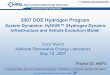 2007 DOE Hydrogen Program System Dynamics: HyDIVE ... · scenarios, models need to be developed to understand these issues and their • Total project funding interactions.” (MYRDDP,