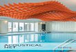 ACOUSTICAL NET · 2020-04-24 · ezoBord Acoustical Net canopies are completely customizable, add flow, color and acoustical balance to open ceiling environments while reducing unwanted