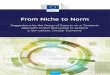 From Niche to Norm€¦ · The five experts that were appointed (Raimund Bleischwitz, Françoise Bonnet, Stuart Hayward-Higham, Christiaan Prins, and Hanane Taidi) represent different