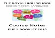 Course Notes - Royal High School, Edinburgh...Practice vocab on each topic on Use listening transcripts to get useful phrases/vocabulary. Go over vocabulary for all (N5) topics Remember