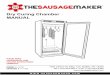 12 Dry Curing Chamber MANUAL - The Sausage Maker · MODEL # 19100 CATALOG # 11-1509. 2 Congratulations on purchasing this High Quality, Home Friendly, Dry Curing Cabinet! Please take