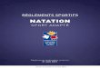 NATATION - Comité Sport Adapté Isère...Règlements Sportifs Natation FFSA 2017-2021 Page 6 Règlement 21 ans et plus A - Classe AB (21 ans et plus) Besoin d’adaptation Les nageurs
