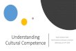 Cultural Competence DNCR - files.nc.gov...The Cultural Competence Continuum Cultural Destructiveness Cultural Incapacity Cultural ... • Sponsor ongoing learning opportunities that