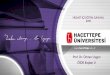HİZMET İÇİ EĞİTİM SUNUMU 2018 - Hacettepe Üniversitesi · 2018-11-20 · HİZMET İÇİ EĞİTİM SUNUMU 2018 Prof. Dr. Ümran Uygun ÖİDB Başkan V. umran@hacettepe.edu