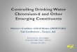 Controlling Drinking Water Chromium-6 and Other Emerging ... - …€¦ · Cr PHG 2.5 ppb RIP 1968 2010 Cr6 PHG 0.020 ppb RIP 2008. Early “Cr6 Treatment” Work Cr6 Reduction •