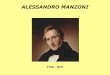 ALESSANDRO MANZONI - 2016-05-09¢  Alessandro Manzoni, 1805. In morte di Carlo Imbonati 1805. Da In morte