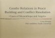 Gender Relations in Peace Building and Conflict …saccps.org/french/pdf/conf2013/Bringas presentation.pdfa) UNSCR 1325 (2000) on Women, Peace and Security: “Encourages states to