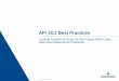 API 18.2 Best Practices - Emerson Exchange 365 · API 18.1 Defined Best Practices for Manual Custody Transfer Measurements: The Rise in Shale Oil Production Highlighted Safety Risks