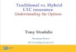 Traditional vs. Hybrid LTC insurancelifeforagents.s3.amazonaws.com/docs/advanced-sales-forum/2014/… · Traditional vs. Hybrid LTC insurance ... Linked-Benefit LTCI . Can be more