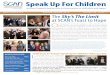 Speak Up For Children - SCAN of Northern Virginia · Speak Up For Children The Sky’s The Limit at SCAN’s Toast to Hope ALSO IN THIS ISSUE: Meet the AIPC: PAGE 2 An update from