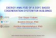 EXERGY ANALYSIS OF A SOFC BASED COGENERATION SYSTEM … · 2009-09-13 · EXERGY ANALYSIS OF A SOFC BASED COGENERATION SYSTEM FOR BUILDINGS Can Ozgur Colpan cocolpan@connect.carleton.ca
