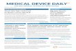 THE DAILY MEDICAL TECHNOLOGY NEWS SOUR CE · to its executive team: Mike Zagger – VP, sales and marketing; Philip Macdonald – VP of healthcare economics, policy & reimbursement;