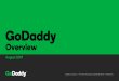 GoDaddy Overview – August 2017...SEO Social Media Integration Year 6 $479 Multiple Domains DIY Website Basic Hosting SSI- 4 Email Seats Email Marketing SEO Social Media Integration