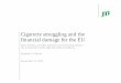 Cigarette smuggling and the financial damage for the EU · 2012-09-13 · State of play, possible solutions and emerging threats – the perspective of the affected tobacco industry