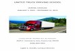 United Truck Driving School CatalogThe mission and purpose of United Truck Driving School is clear and uncompromised. The objective is to prepare students with the knowledge and skills