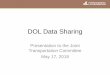 DOL Data Sharing - Washingtonleg.wa.gov/JTC/Meetings/Documents/Agendas/2018... · the purposes of titles I and IV of the Anti Car Theft Act of 1992, the Automobile Information Disclosure