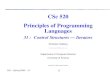 CSc 520 Principles of Programming Languagescollberg/Teaching/520/2008/Slides/Sli… · 520 —Spring 2008 — 31 Iterators FOR-loops are typically used to iterate over some range