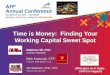 Time is Money: Finding Your Working Capital Sweet Spot...Working Capital Sweet Spot Jim Washam, PhD, CTP Arkansas State University Matthew Hill, PhD University of Mississippi Mark