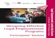 2–7 December 2018 l Legal Empowerment Programs€¦ · Data collection and analysis for impact. How women-led and indigenous peoples’ movement of grassroots advocates, lawyers,