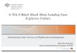 S-70A-9 Black Hawk Main Landing Gear Explosive Failure · S-70A-9 Black Hawk Main Landing Gear Explosive Failure Introduction Into Service of Replacement Equipment ... • Raise and