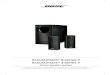 Acoustimass 5 series V 3 series V - Bose · Connecting the Acoustimass® module to your receiver or amplifier The speaker wires without plugs connect the Acoustimass module to your