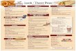 Lunch / Dinner Menu - National Coney Island · CONEY HOT DOG This is what made us famous! Our own special brand of natural casing hot dog grilled to perfection and topped with our