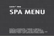 LUX ME SPA MENUdeeply relax and rejuvenate. Using a combination of slow and rhythmic movements to balance the body’s energy meridians. Relaxing 60/90mins A series of slow and deliberate