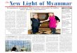 olume umer 2 nd aning of awthalin M ednesday eptemer ... · olume umer 2nd aning of awthalin M ednesday eptemer MYANMAR’S OLDEST ENGLISH DAILY INSIDE Page-8 Page-3 Page-3 Page-9