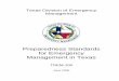 Preparedness Standards for Emergency Management in Texas · 2020-03-22 · B. Local emergency management planning requires four types of documents: 1. Legal Documents a) County and
